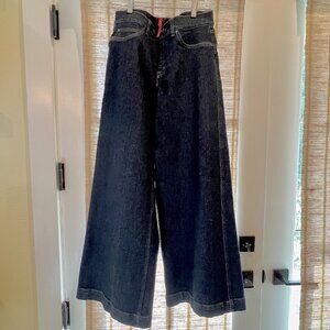 SPANX Women's Flare & Wide Leg Jeans - Dark Blue